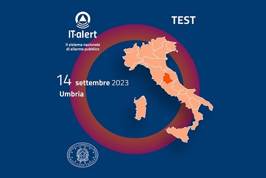 it-alert: giovedì 14 settembre al via il test del nuovo sistema di allarme pubblico. il servizio è anonimo, si tratta di un sistema unidirezionale che non consente il tracciamento – www.regione.umbria.it