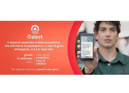 it-alert, giovedì 14 settembre il test del nuovo sistema di allarme pubblico in umbria – www.regione.umbria.it