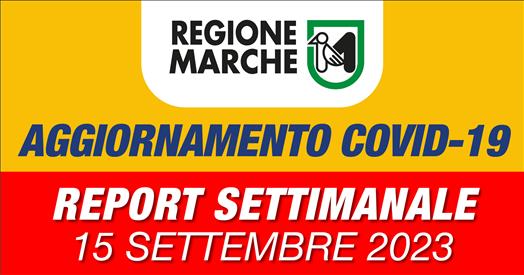 Coronavirus Marche: aggiornamento dati dal Servizio Sanità – situazione al 15/09/2023 ore 12.00 – www.regione.marche.it