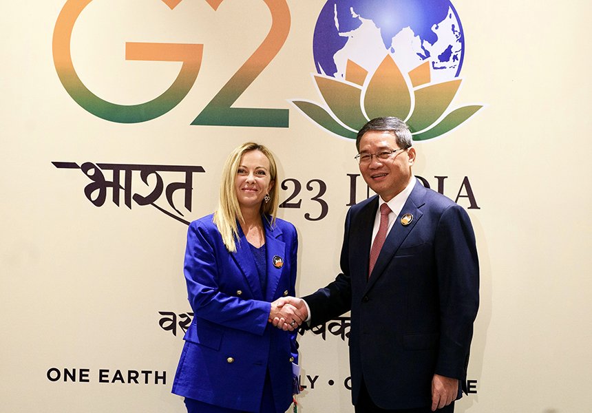 Vertice G20, il Presidente Meloni incontra il Primo Ministro della Repubblica Popolare Cinese – www.governo.it