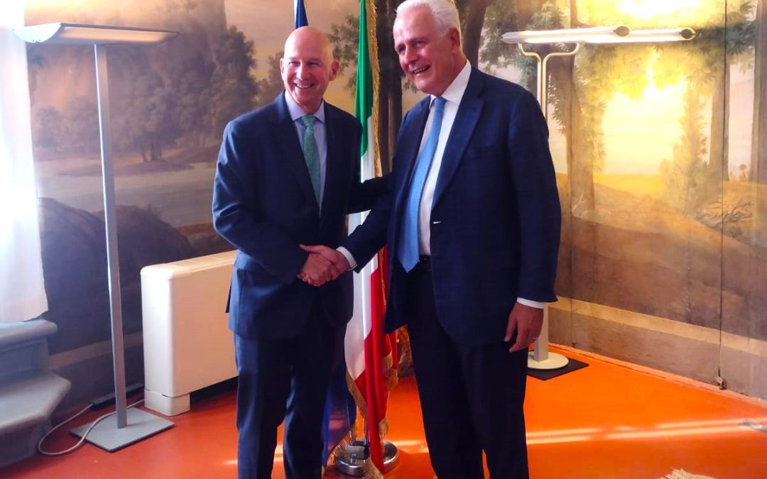 Giani riceve il nuovo ambasciatore degli Stati Uniti, Jack Markell   
						 – www.toscana-notizie.it