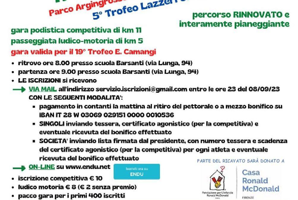 “Corsa dei 3 parchi-Trofeo Lazzeri”, presentazione giovedì 7 settembre 
						 – www.toscana-notizie.it