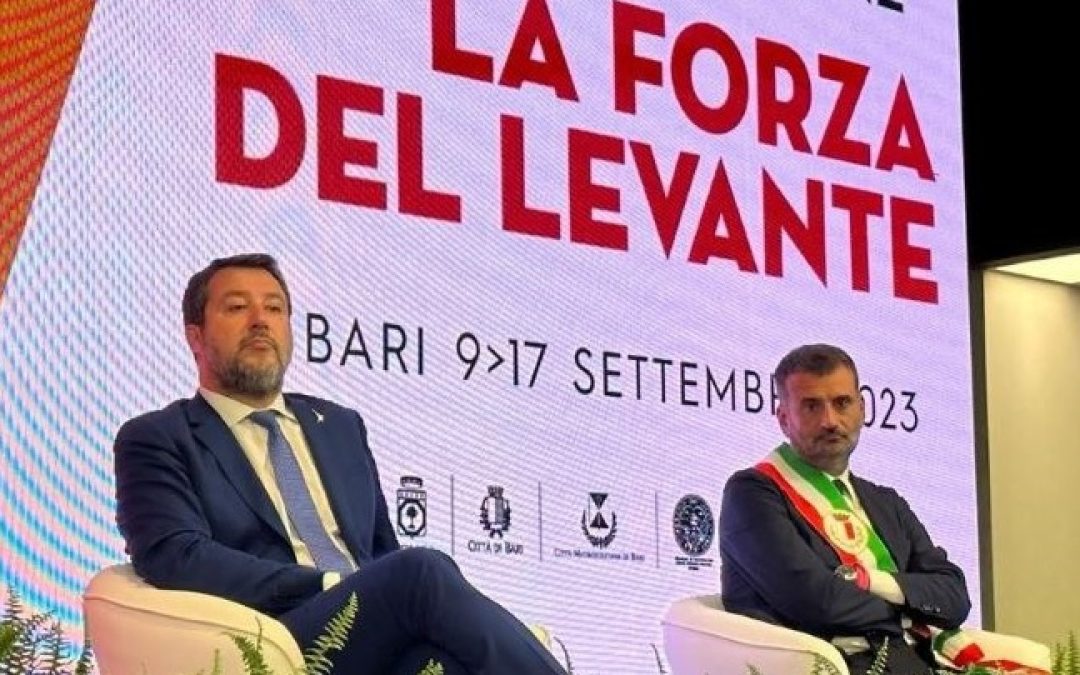 Fiera del Levante: il ministro Salvini a Bari per l’inaugurazione dell’86esima edizione – www.mit.gov.it