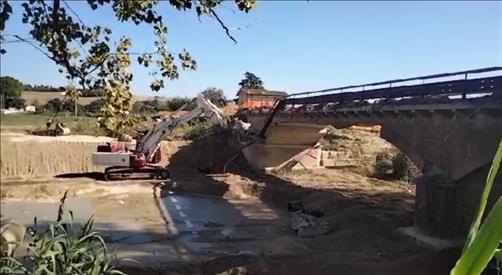 Alluvione 2022, al via i lavori di demolizione del Ponte del Coppetto – www.regione.marche.it