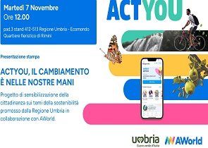 Ambiente, “Act You, il cambiamento è nelle nostre mani”: Regione Umbria e AWorld lanciano un progetto per promuovere la sostenibilità e la partecipazione civica – www.regione.umbria.it