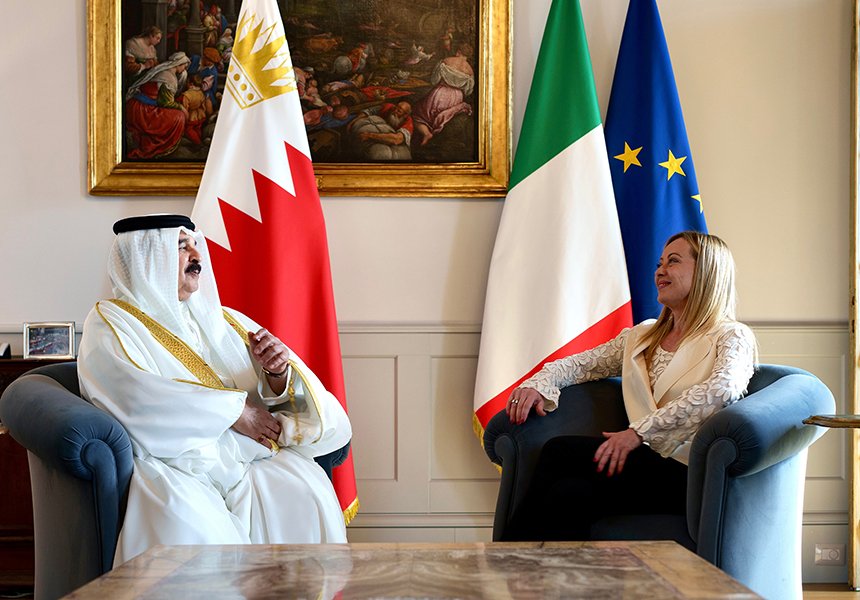 Il Presidente Meloni incontra il Re del Bahrain – www.governo.it
