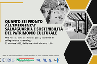 Quanto sei pronto all’emergenza? Salvaguardia e sostenibilità del patrimonio culturale – patrimonioculturale.regione.emilia-romagna.it