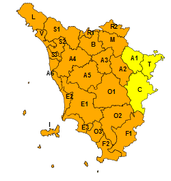 Forte perturbazione in arrivo: allerta arancione per lunedì 30 ottobre   
						 – www.toscana-notizie.it