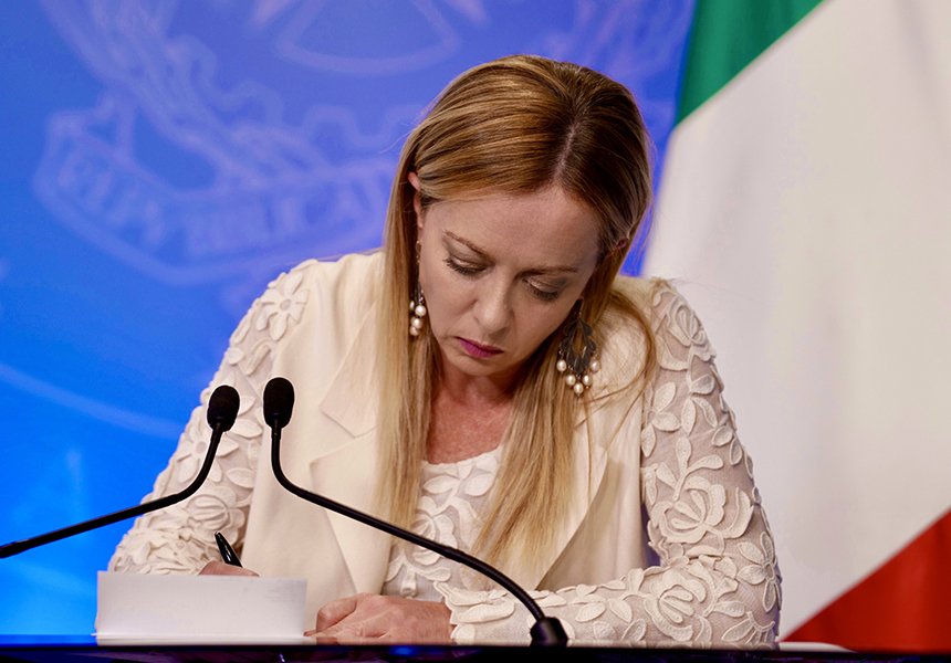 Il Presidente Meloni alla videoconferenza straordinaria dei membri del Consiglio Europeo – www.governo.it