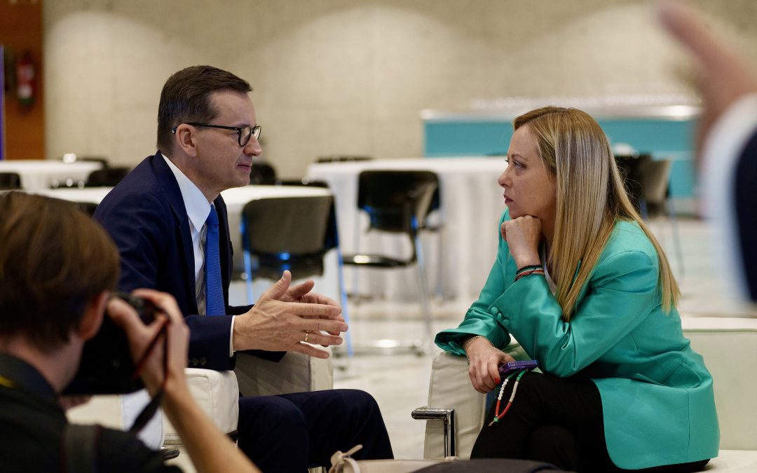 Granada, incontro del Presidente Meloni con il Primo Ministro della Repubblica di Polonia Morawiecki – www.governo.it