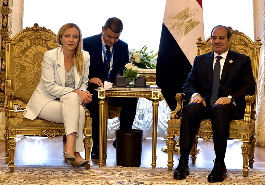 Incontro bilaterale con il Presidente della Repubblica araba d’Egitto – www.governo.it