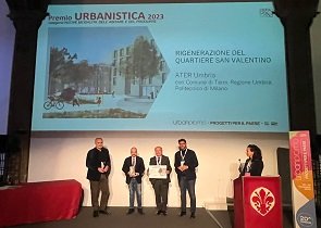 Urbanpromo; “Premio Urbanistica 2023” al progetto di rigenerazione urbana del quartiere San Valentino a Terni, soddisfazione assessore Melasecche: riconosciuto l’alto livello qualitativo – www.regione.umbria.it