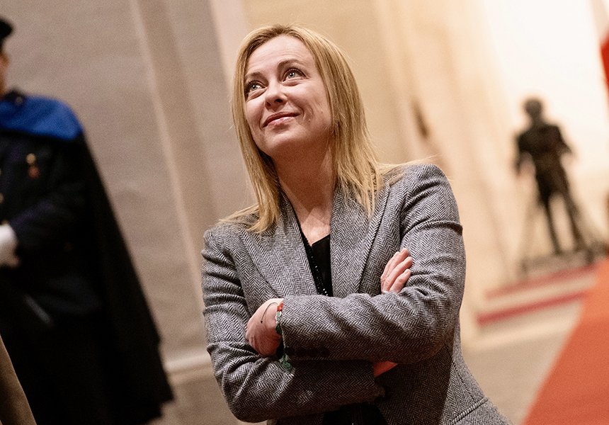 Giornata internazionale per l’eliminazione della violenza contro le donne, cerimonia di illuminazione di Palazzo Chigi – www.governo.it