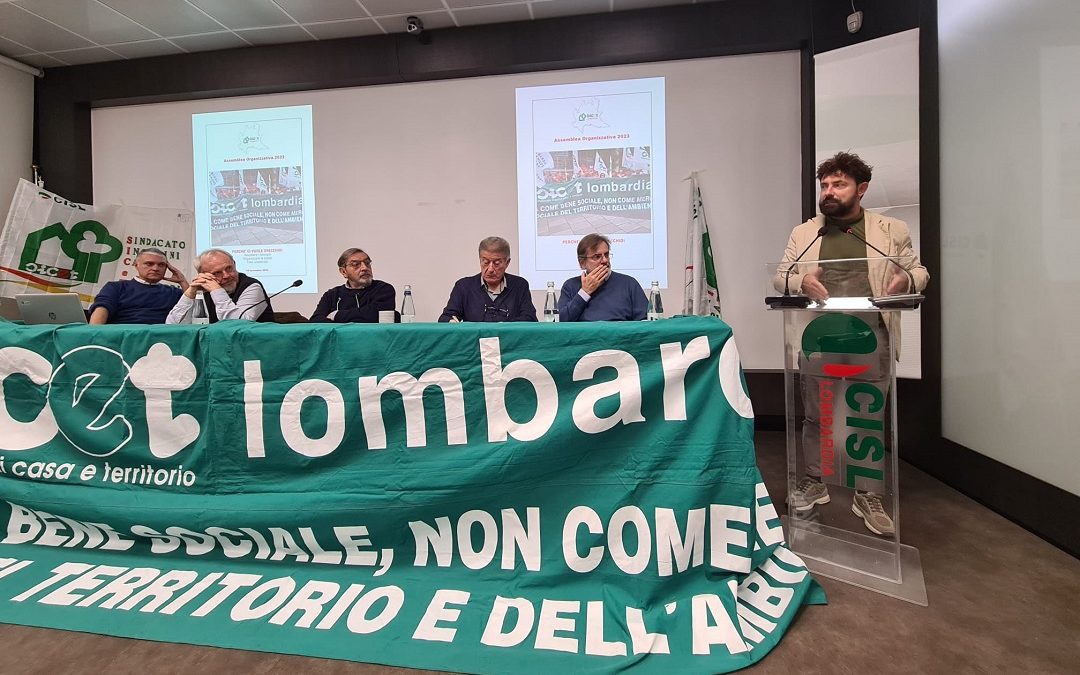 Casa, Franco all’assemblea regionale Sicet: investiamo energie e risorse – www.lombardianotizie.online