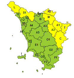 Maltempo, codice giallo per ghiaccio dalla mezzanotte alle 9 del 29 novembre 
						 – www.toscana-notizie.it