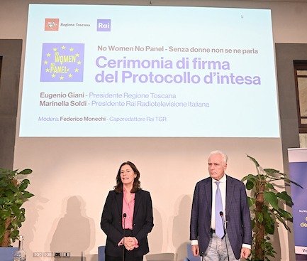 “No Women no Panel”: Regione Toscana aderisce a campagna Rai su parità di genere 
						 – www.toscana-notizie.it