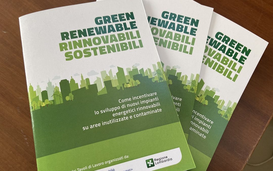 Produzione energia pulita può favorire recupero di aree dismesse – www.lombardianotizie.online