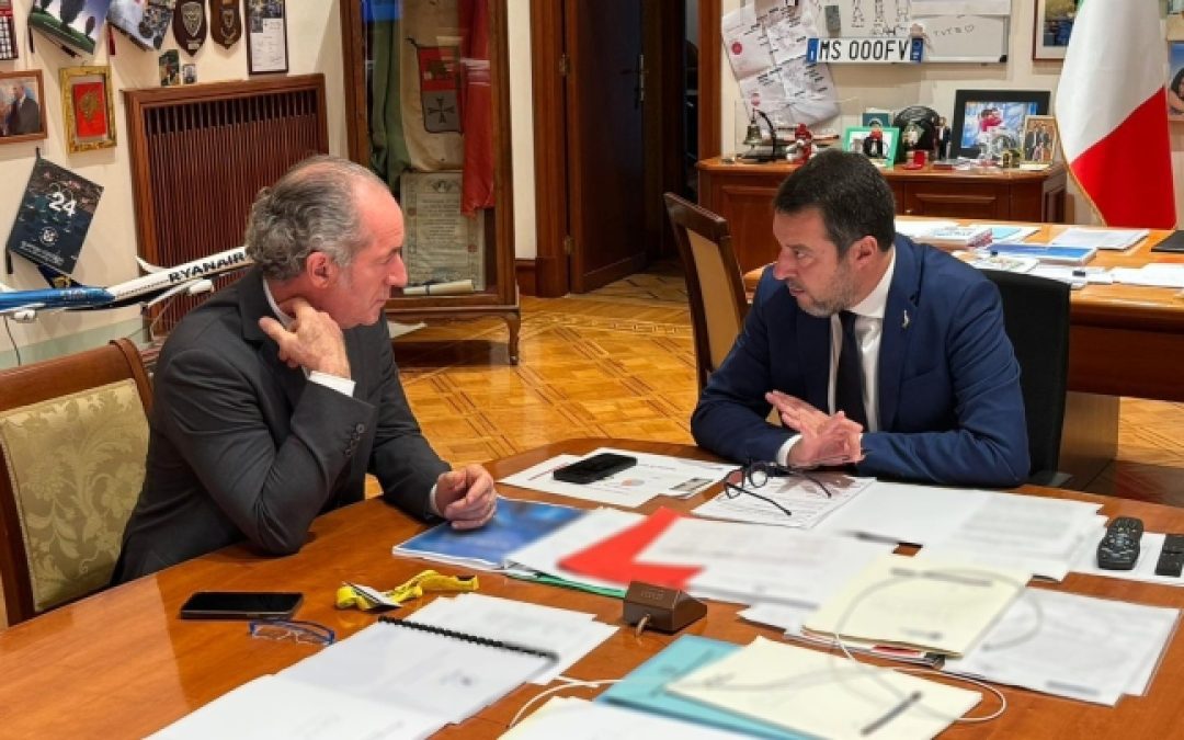Veneto, incontro Salvini-Zaia | Ministero delle infrastrutture e dei trasporti – www.mit.gov.it
