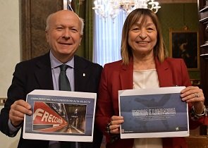 da marzo 2024 nuovo collegamento aereo con l’aeroporto Orio al Serio di Milano-Bergamo: Umbria più vicina al cuore economico d’Italia e all’Europa. Vantaggi e opportunità presentate dai Presidenti Tesei e Fontana e dagli Assessori ai Trasporti, Melasecche e Terzi, delle Regioni Umbria e Lombardia – www.regione.umbria.it
