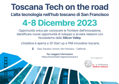 Imprese e innovazione: a San Francisco ‘Casa Toscana’ lancia le prime start-up
– www.toscana-notizie.it
