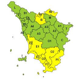 Maltempo, martedì 5 dicembre codice giallo per pioggia e neve 
						 – www.toscana-notizie.it