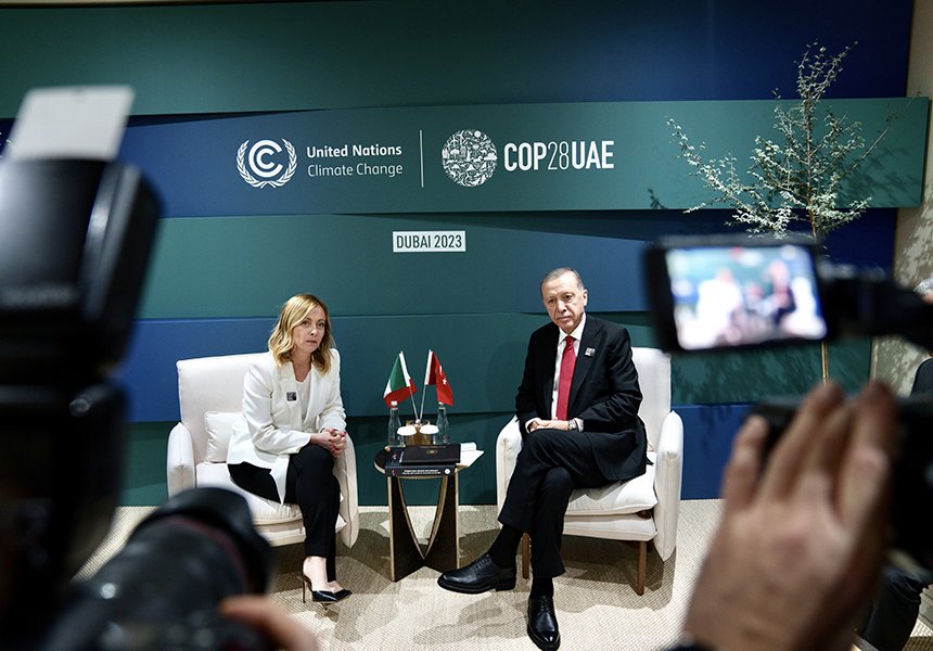 Incontro Meloni – Erdoğan a Dubai – www.governo.it