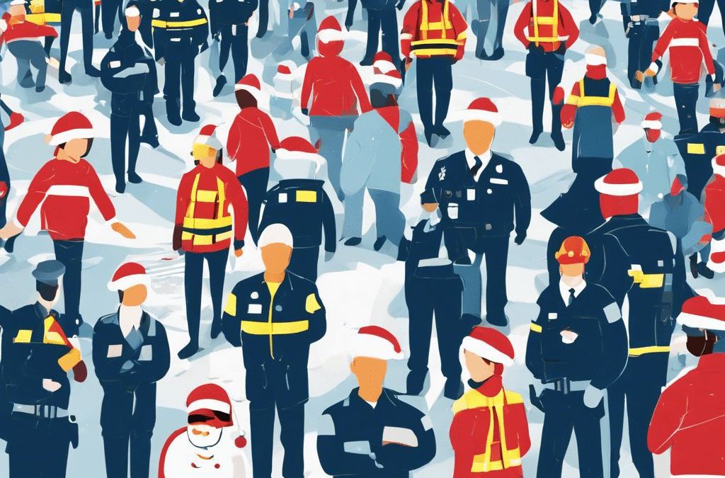 Natale Luminoso: Un Tributo a coloro che lavorano di notte e nelle festività per la nostra Sicurezza e Conforto