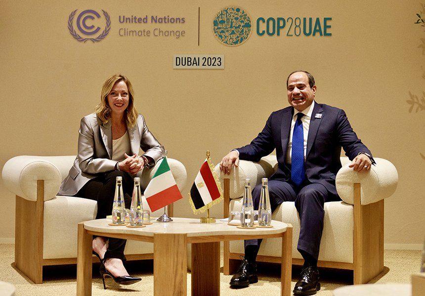 COP28, incontro con il Presidente della Repubblica araba d’Egitto – www.governo.it
