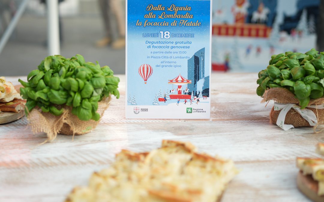 Sold out in Piazza Lombardia per ‘La focaccia di Natale’ con Fontana e Toti – www.lombardianotizie.online