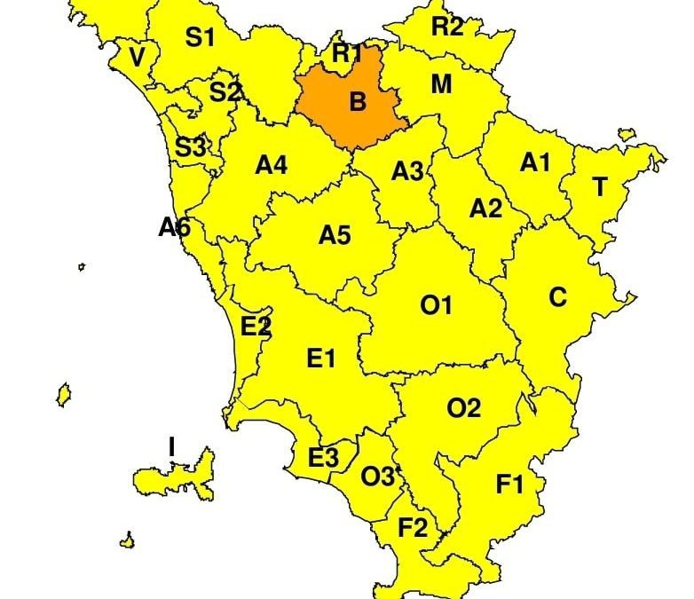 Allerta meteo fino alle 18 di sabato, arancio per i bacini di Bisenzio e Ombrone 
						 – www.toscana-notizie.it