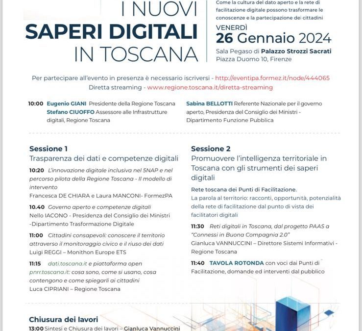 Nuovi saperi digitali, Giani e Ciuoffo: “Toscana è avanti” 
						 – www.toscana-notizie.it