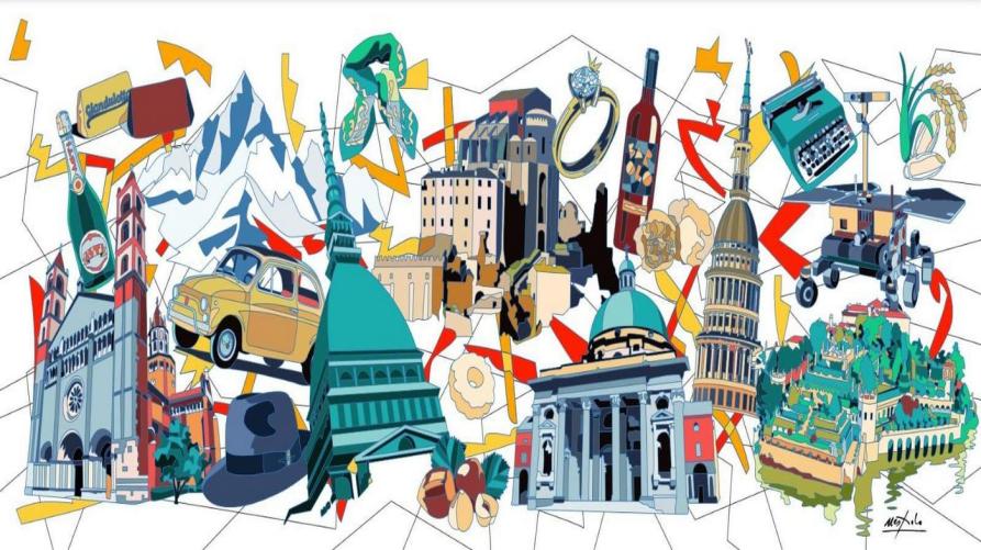 Da Ugo Nespolo un’Allegoria del Piemonte
 – www.regione.piemonte.it