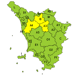 Vento forte in arrivo, codice giallo l’8 gennaio 
						 – www.toscana-notizie.it