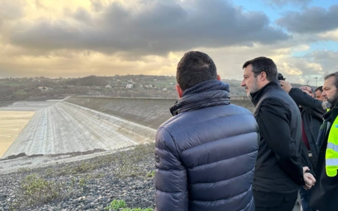 Campania: il ministro Salvini in sopralluogo alla diga di Campolattaro – www.mit.gov.it