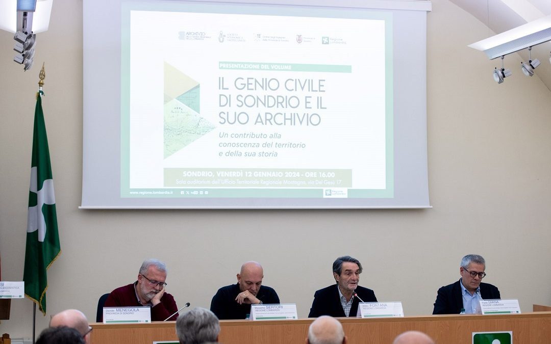 Sondrio Genio civile, Fontana: opere documentano evoluzione paesaggio – www.lombardianotizie.online