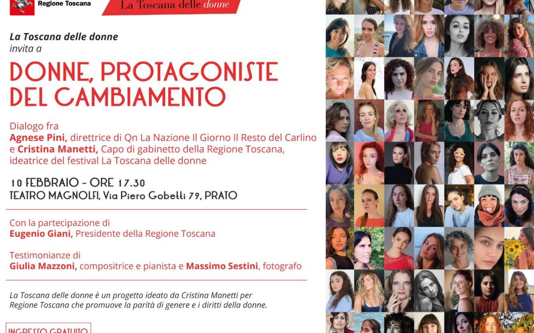 “Donne, protagoniste del cambiamento”, Cristina Manetti dialoga con Agnese Pini a Prato 
						 – www.toscana-notizie.it