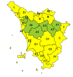 Torna il maltempo in Toscana: codice giallo per pioggia, vento e mareggiate 
						 – www.toscana-notizie.it