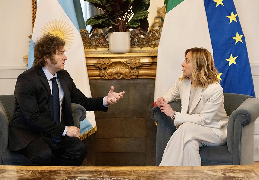 Il Presidente Meloni incontra il Presidente dell’Argentina Milei – www.governo.it