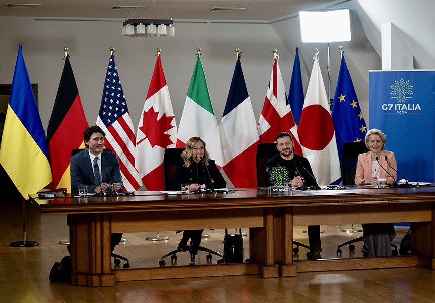 Il Presidente Meloni presiede la prima riunione dei Capi di Stato e di Governo G7 sotto Presidenza italiana – www.governo.it