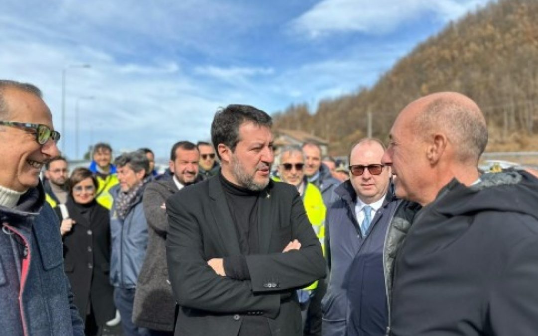 Basilicata: sopralluogo alla Variante SS95 “Tito – Brienza” – www.mit.gov.it