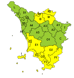 Ancora pioggia, codice giallo venerdì 1 marzo su area appenninica e Toscana sud 
						 – www.toscana-notizie.it
