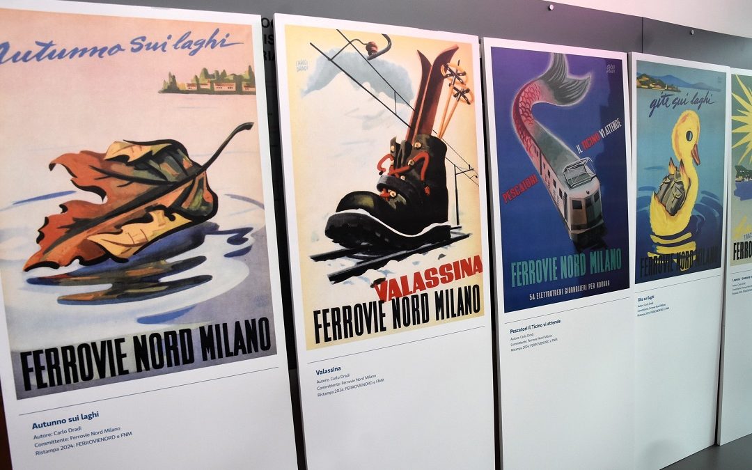 Manifesti e locandine storiche in mostra nelle stazioni di Ferrovienord – www.lombardianotizie.online