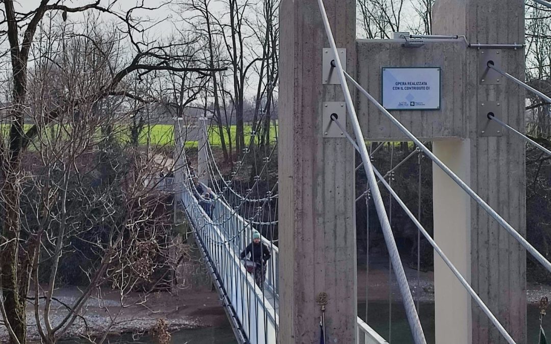 Inaugurato ponte ciclopedonale sul fiume Brembo tra Filago e Osio Sopra – www.lombardianotizie.online