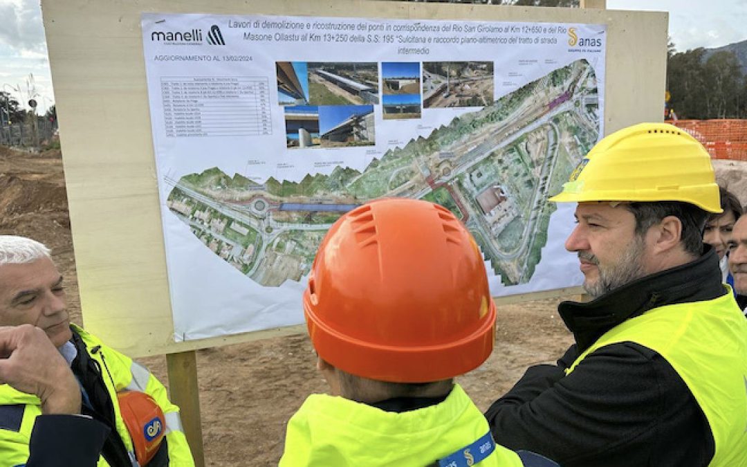 Cagliari: sopralluogo sulla SS 195 “Sulcitana” – www.mit.gov.it