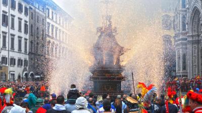 Pasqua, Giani partecipa al tradizionale scoppio del Carro 
						 – www.toscana-notizie.it