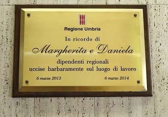 Mercoledì 6 marzo, alle ore 9,30, cerimonia alla sede regionale del Broletto in ricordo di Margherita Peccati e Daniela Crispolti nell’undicesimo anniversario dalla loro uccisione – www.regione.umbria.it