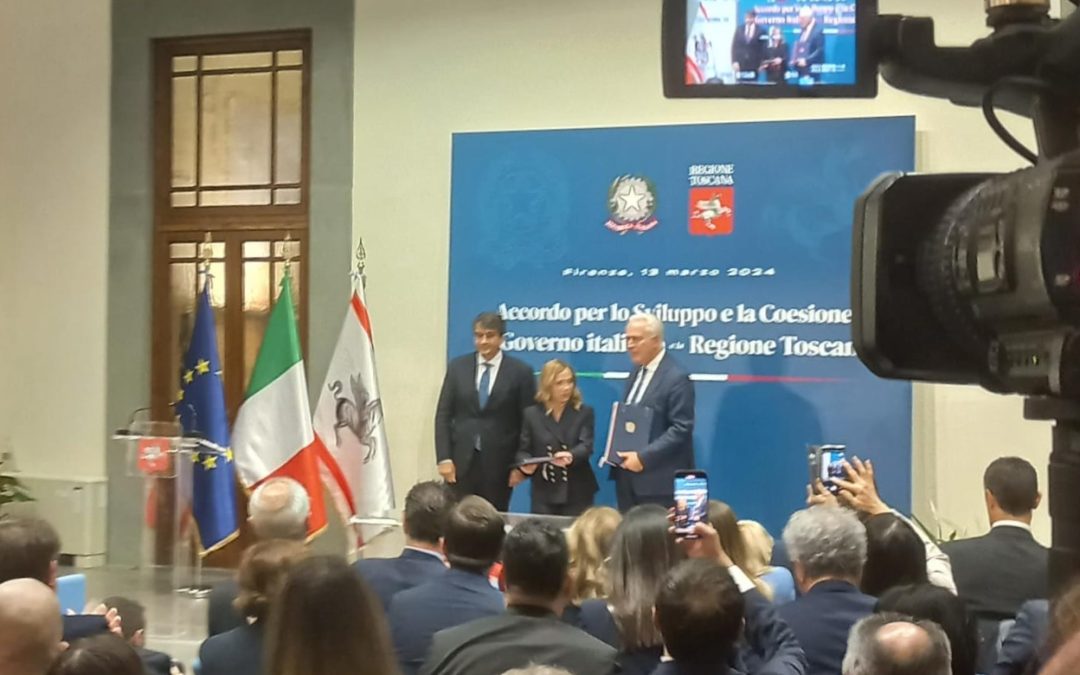 Fsc, accordo per 531 milioni, Giani: “Opere per tutti i territori, è la Toscana diffusa”   
						 – www.toscana-notizie.it