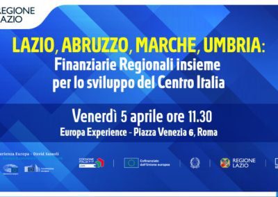 Finanziarie regionali insieme per lo sviluppo del Centro Italia – www.lazioeuropa.it