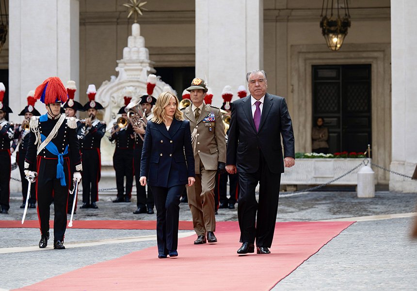 Incontro con il Presidente della Repubblica del Tagikistan – www.governo.it