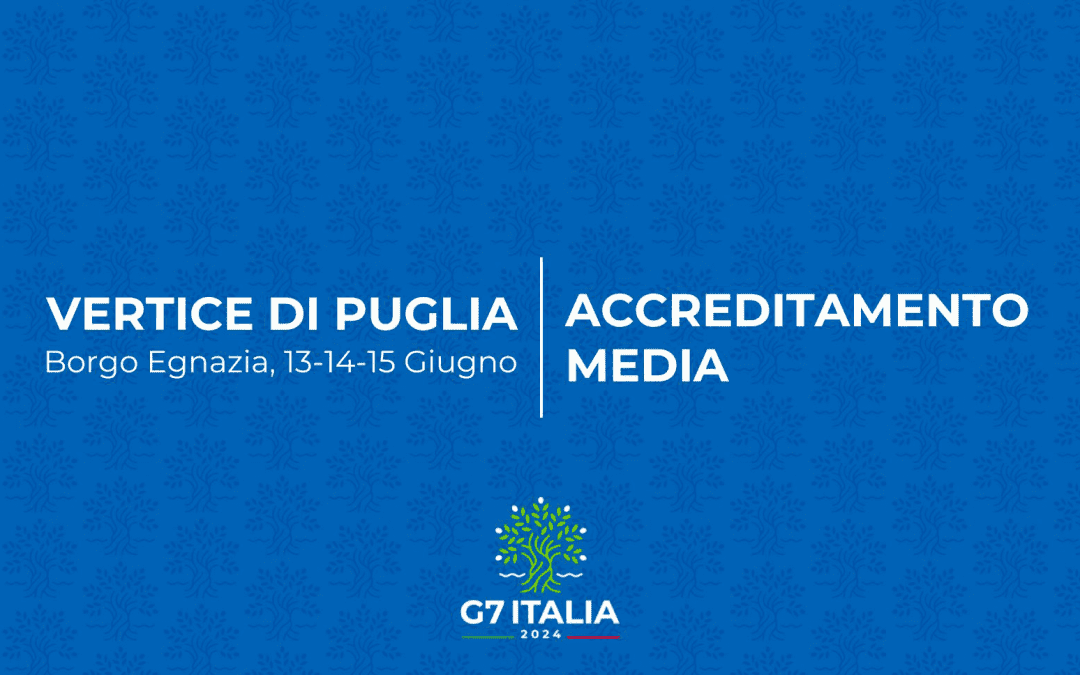 Vertice G7, nota di accreditamento stampa – www.governo.it